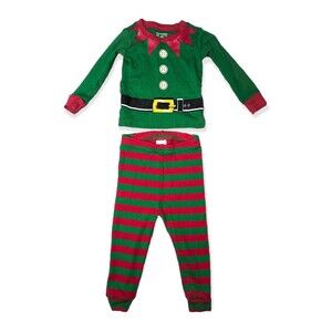 The Children's Place Unisex Baby Elf Snug Fit Cotton Pajamas Set